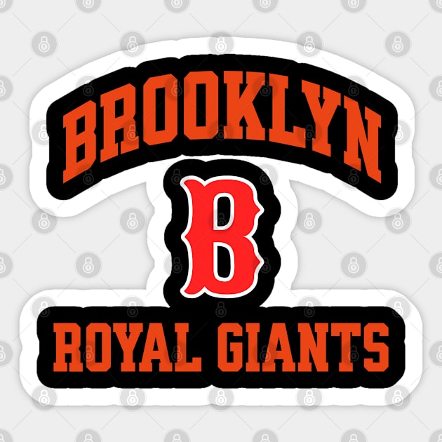 Brooklyn Royal Giants Negro League Baseball Sticker by UrbanLifeApparel